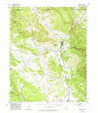Chama 1955 topographic map thumbnail