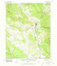 Chama 1955 topographic map thumbnail