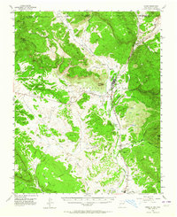 Chama 1955 topographic map thumbnail