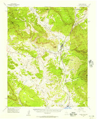 Chama 1955 topographic map thumbnail