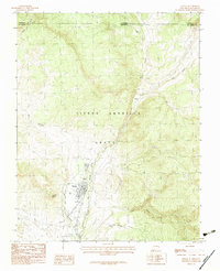 Chama 1983 topographic map thumbnail