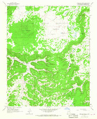 Cebollita Peak 1964 topographic map thumbnail