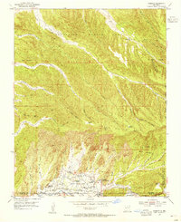 Chimayo 1953 topographic map thumbnail