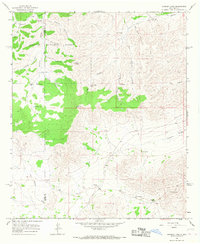 Chimney Lake 1965 topographic map thumbnail