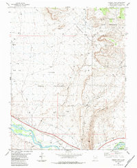 Chimney Rock 1983 topographic map thumbnail
