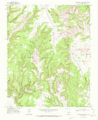Chinaberry Canyon 1969 topographic map thumbnail