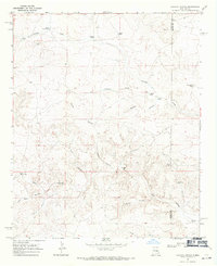 Chivata Canyon 1967 topographic map thumbnail