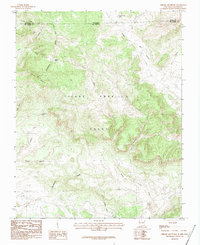 Chromo Mountain 1983 topographic map thumbnail