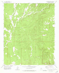 Chupadera Spring 1972 topographic map thumbnail