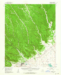 Cimarron 1955 topographic map thumbnail