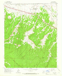 Ciniza 1962 topographic map thumbnail