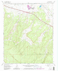 Ciniza 1962 topographic map thumbnail