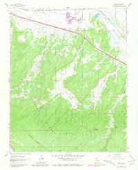 Ciniza 1962 topographic map thumbnail