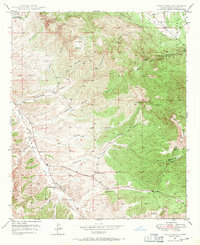 Circle Mesa 1949 topographic map thumbnail
