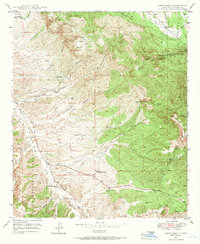 Circle Mesa 1949 topographic map thumbnail