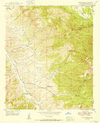 Circle Mesa 1951 topographic map thumbnail