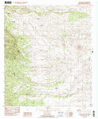 Clanton Draw 1982 topographic map thumbnail