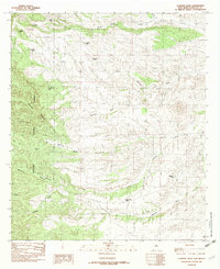 Clanton Draw 1982 topographic map thumbnail