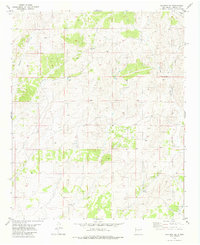 Claunch SE 1981 topographic map thumbnail