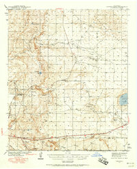 Clayton Basin 1942 topographic map thumbnail