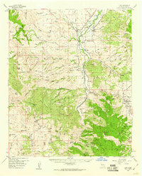 Cliff 1959 topographic map thumbnail