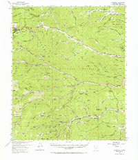 Cloudcroft 1952 topographic map preview