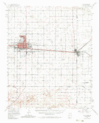 Clovis 1957 topographic map thumbnail