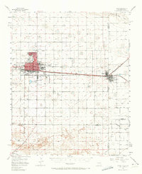 Clovis 1957 topographic map preview