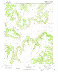 Cobert Mesa South 1972 topographic map thumbnail