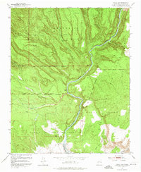Cochiti Dam 1953 topographic map thumbnail