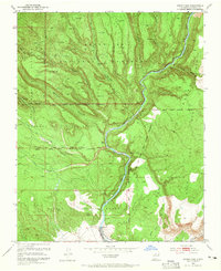 Cochiti Dam 1953 topographic map thumbnail