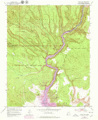 Cochiti Dam 1953 topographic map thumbnail