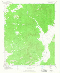 Comanche Peak 1965 topographic map thumbnail