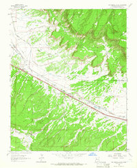 Continental Divide 1962 topographic map thumbnail