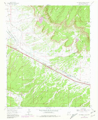 Continental Divide 1962 topographic map thumbnail