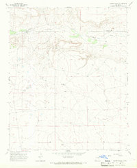 Cooper Ranch 1966 topographic map thumbnail
