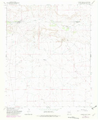 Cooper Ranch 1966 topographic map thumbnail