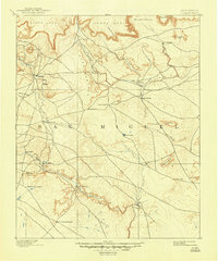 Corazon 1894 topographic map thumbnail
