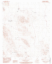 Corner Well 1983 topographic map thumbnail