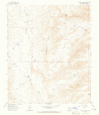 Cornucopia Canyon 1963 topographic map thumbnail