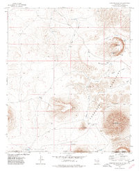Cornudas Mountain 1975 topographic map thumbnail