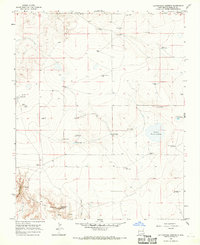 Cottonwood Springs 1966 topographic map thumbnail