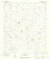 Cow Springs Mountain 1963 topographic map thumbnail