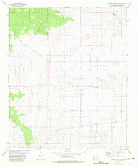 Cowboy Mesa NW 1981 topographic map thumbnail