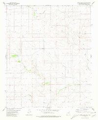 Cowboy Mesa SW 1981 topographic map thumbnail