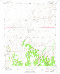 Coyote Canyon 1970 topographic map thumbnail