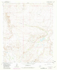 Coyote Draw 1963 topographic map thumbnail