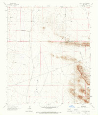 Coyote Peak 1964 topographic map thumbnail