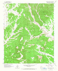 Crosby Springs 1964 topographic map thumbnail