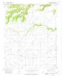 Cross L Ranch SW 1972 topographic map thumbnail